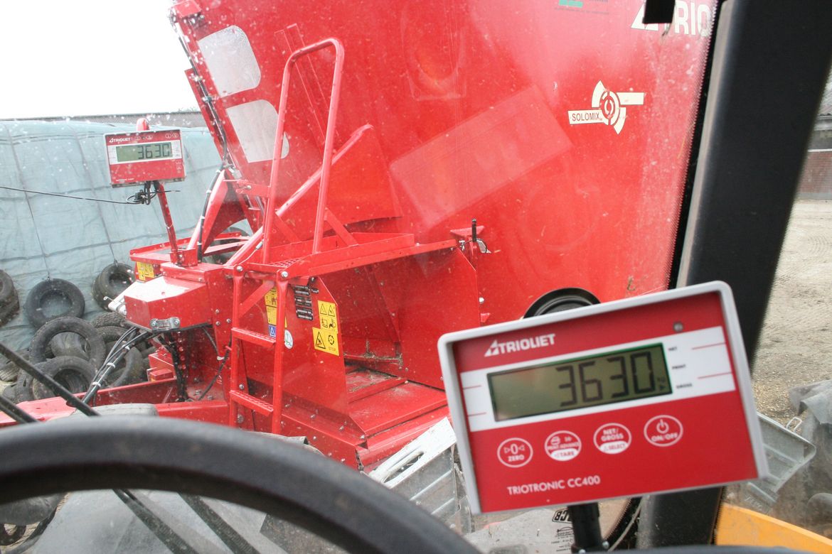 Wiegeindikator Futtermanagementsystem Wiegeeinrichtung Wiegesystem Triotronic touch screen 